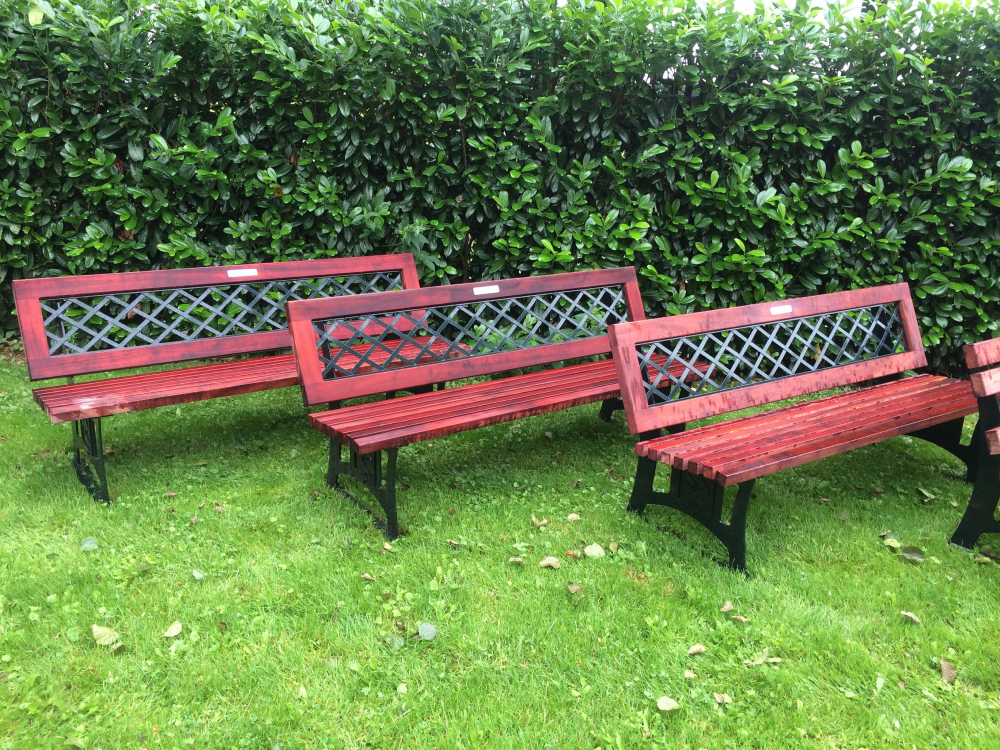 Maatwerk stalen buurtbanken