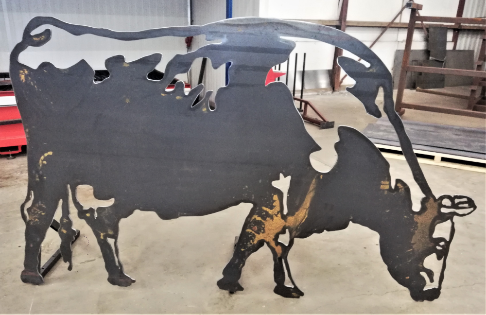 Maatwerk koeien cortenstaal