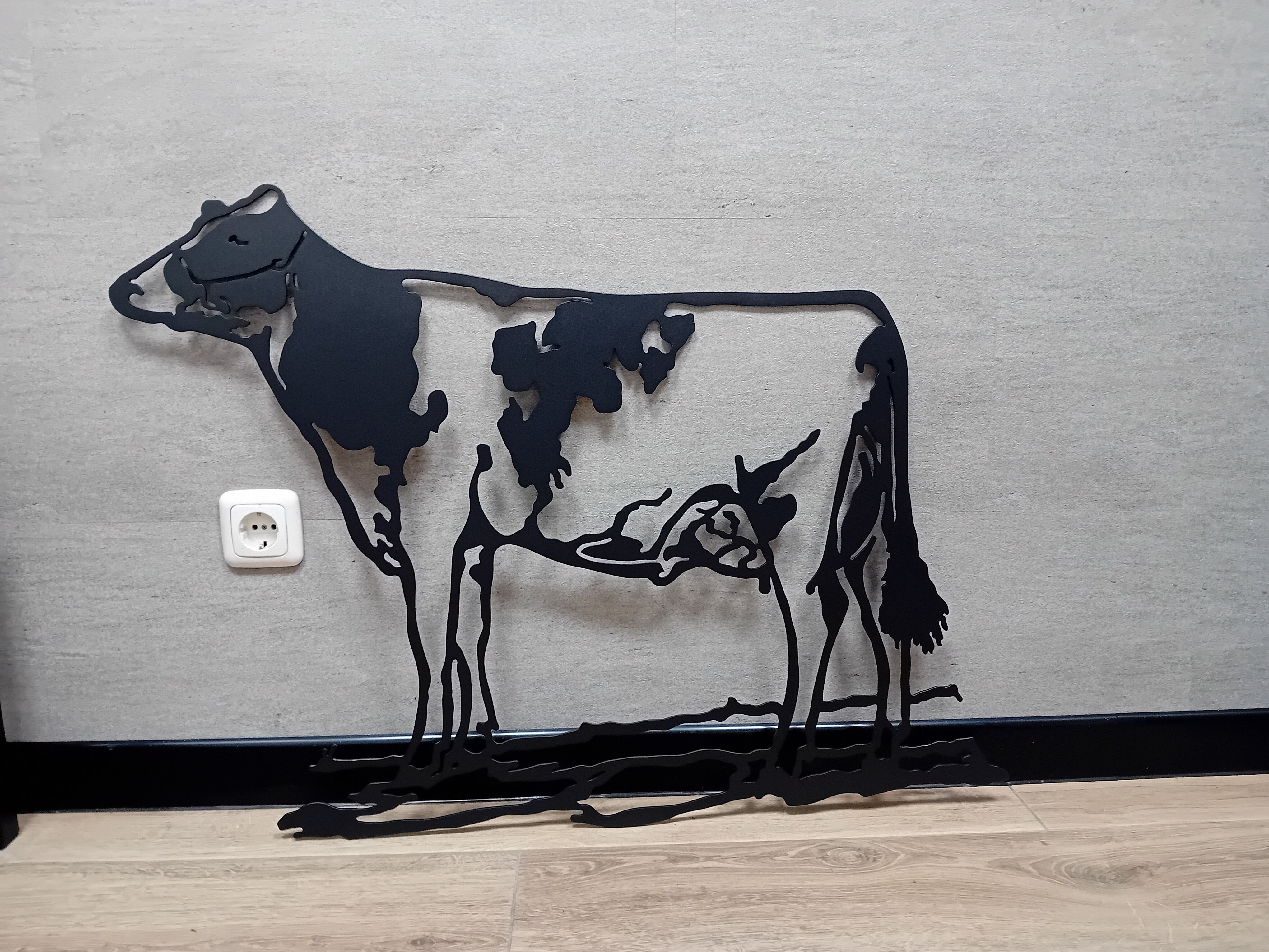 Koe van gepoedercoat RVS