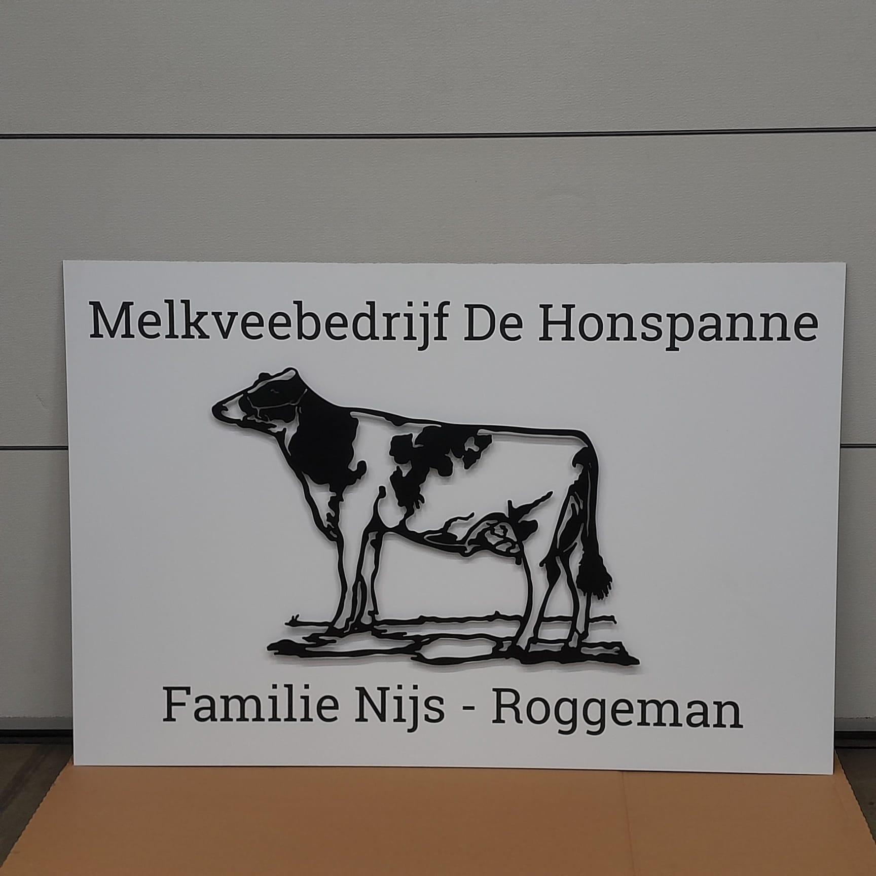 Koe van gepoedercoat RVS