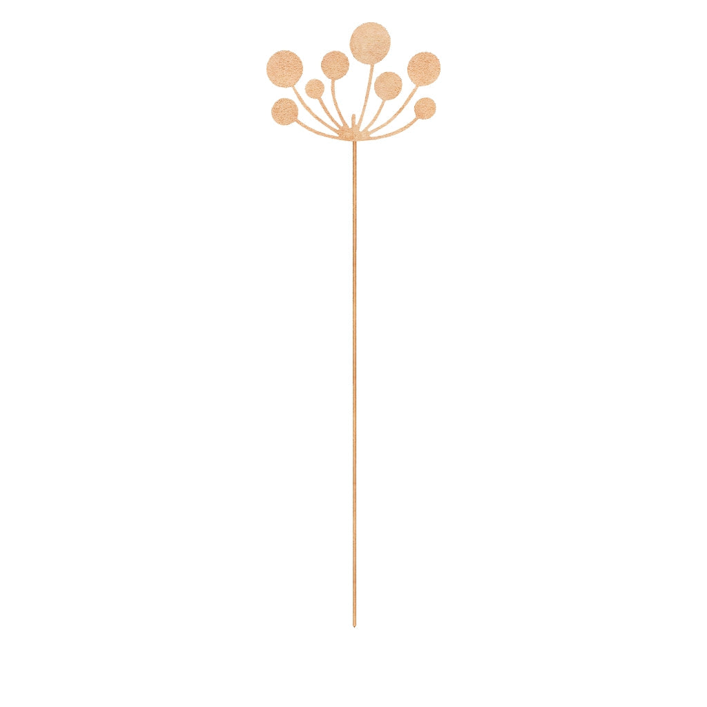 Gartendekoration Allium Cortenstahl